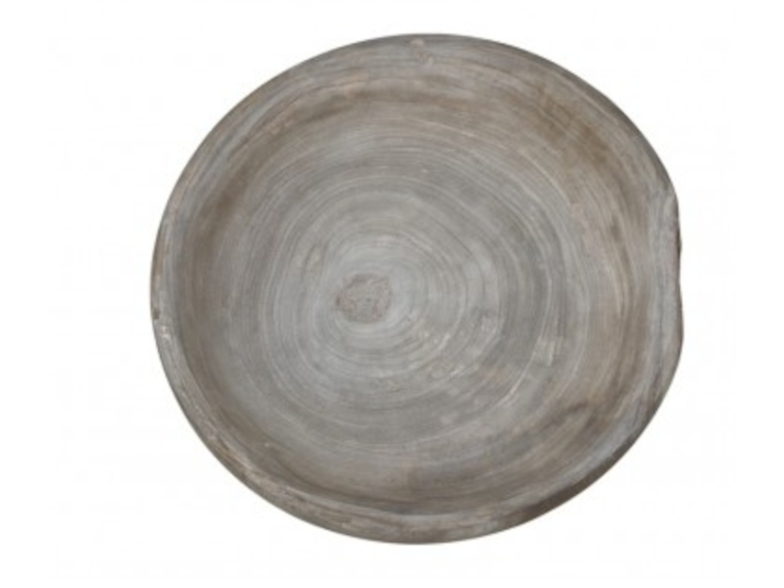 Light &amp; Living Cenon Schale Holz Ø 52 cm grau Freisteller 