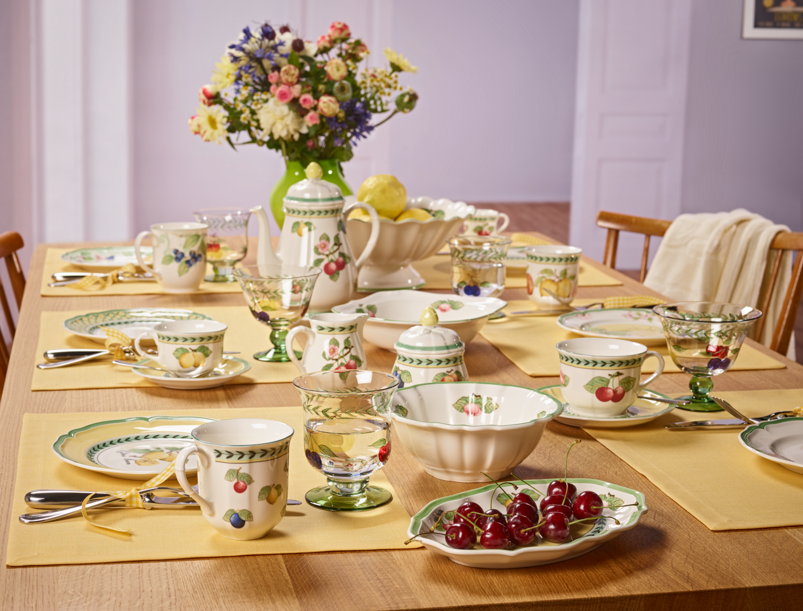 Villeroy &amp; Boch French Garden Fleurence Frühstückstasse m. Untere Lifestyle 1