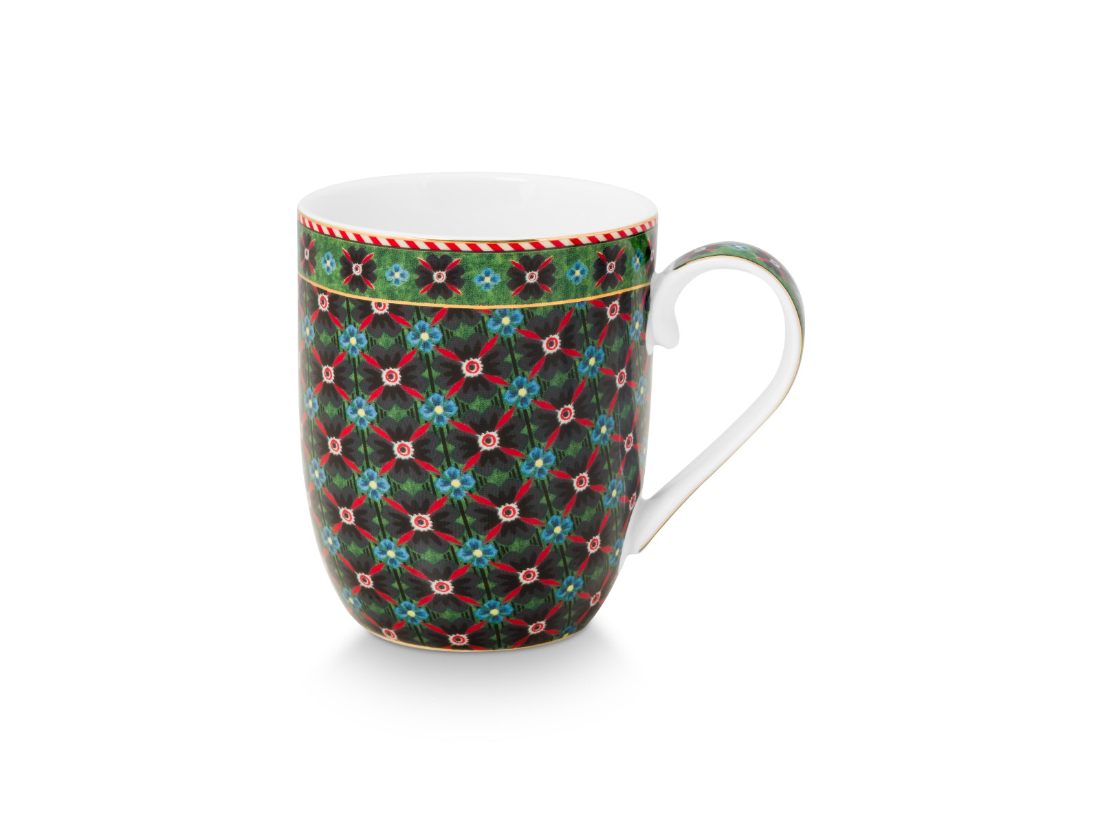 PIP STUDIO Berry Blues Tasse clover green 145ml Freisteller 1