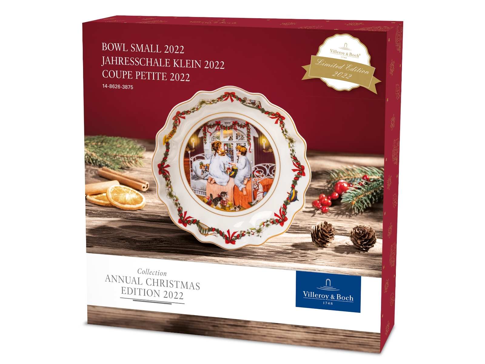 Villeroy & Boch Annual Christmas Edition Jahresschale klein 2022