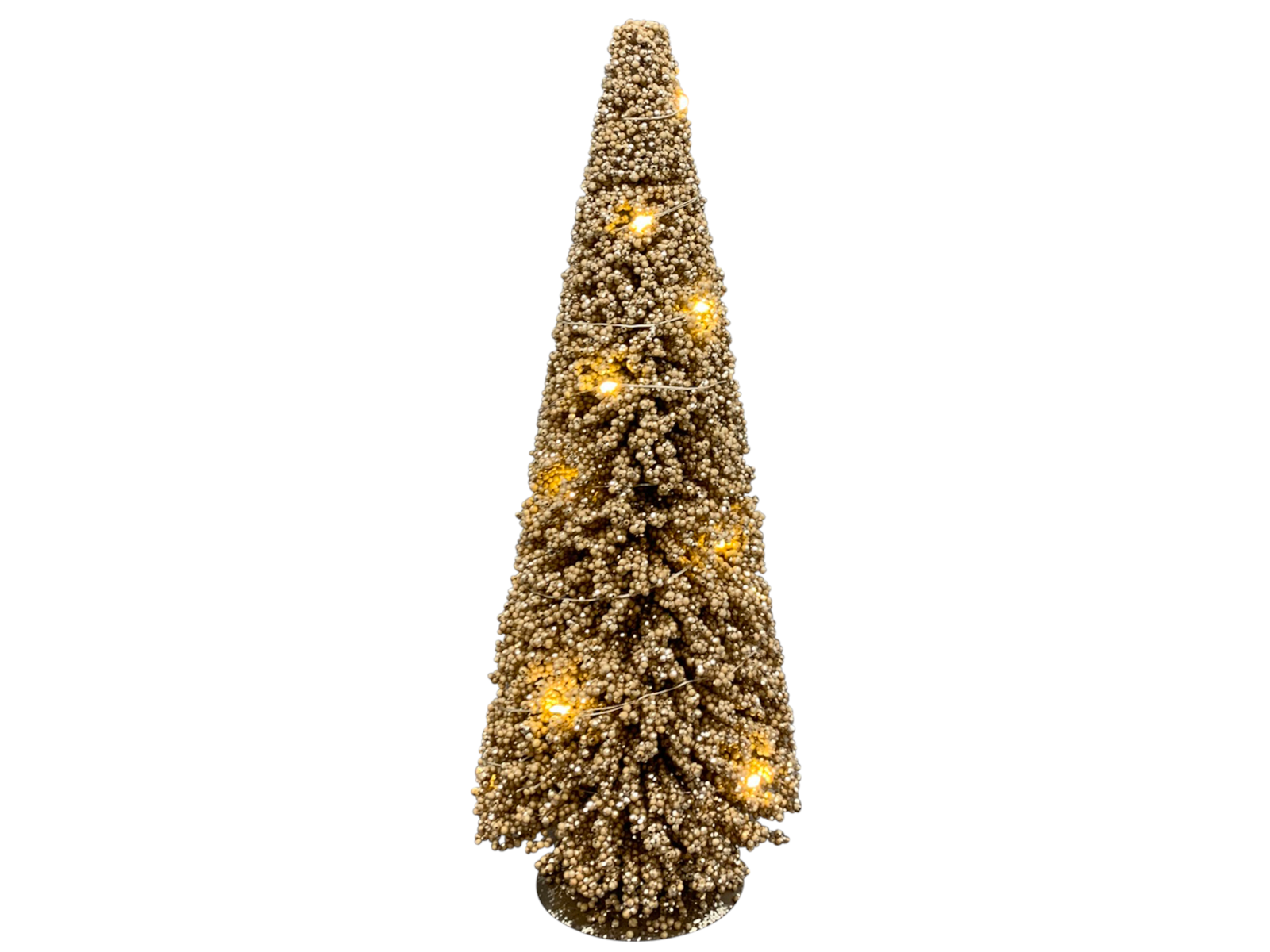 Exner LED Tannenbaum Luminère gold 15x15x40cm Freisteller1