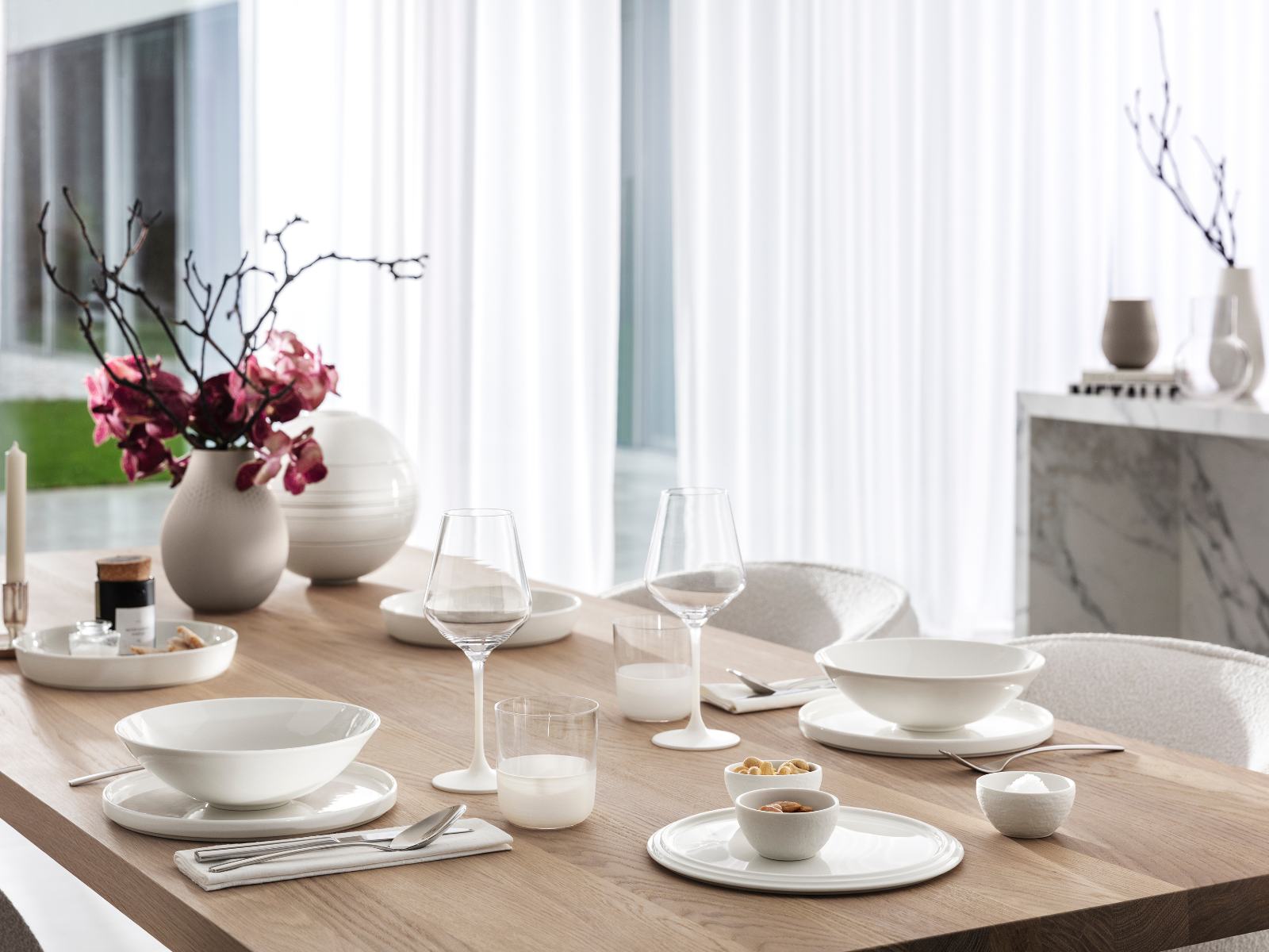 Villeroy & Boch Manufacture Rock blanc Tafelset 12tlg